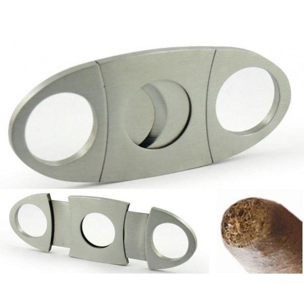 シガーチューブ 葉巻 メタル シガーケース 3本 シガーカッター 2種