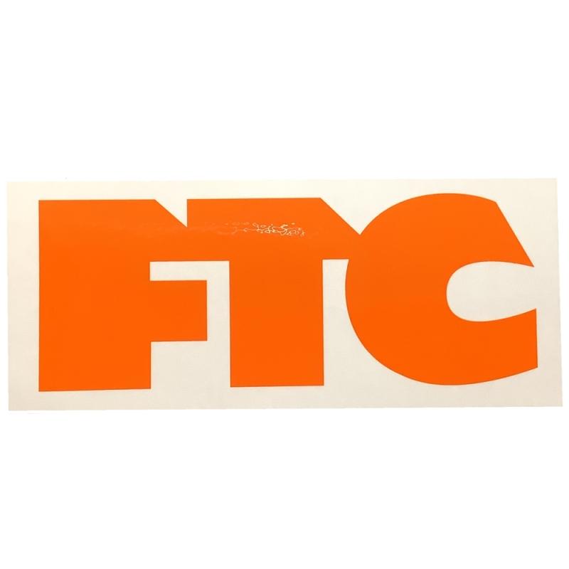 11周年記念イベントが エフティーシー Ftc Og Logo Large Orange Clear ステッカー Babylonrooftop Com Au