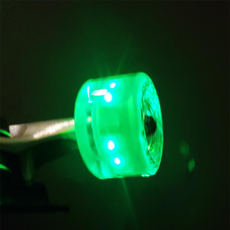 サンタクルーズ SANTACRUZ／光るウィール SLIMBALL OG LIGHT UP (GREEN LED) 60mm 78A ベアリング装備済み