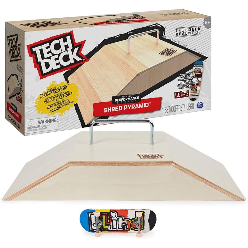 テックデッキ TECHDECK／TECH DECK REALWOOD BLIND 101mm (ブラインド) SHRED PYRAMID