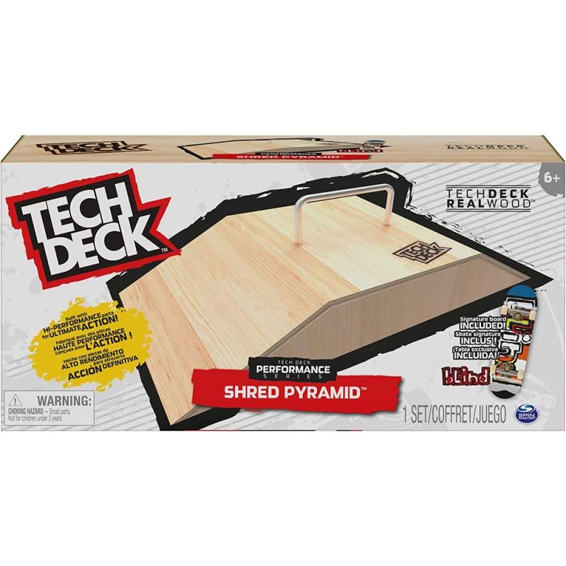 テックデッキ TECHDECK／TECH DECK REALWOOD BLIND 101mm (ブラインド) SHRED PYRAMID