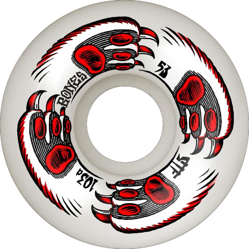 BONES STF 101A 53mm V4 WIDE スケートボードウィール BONES STF 101A 53mm V4 WIDE スケートボードウィール