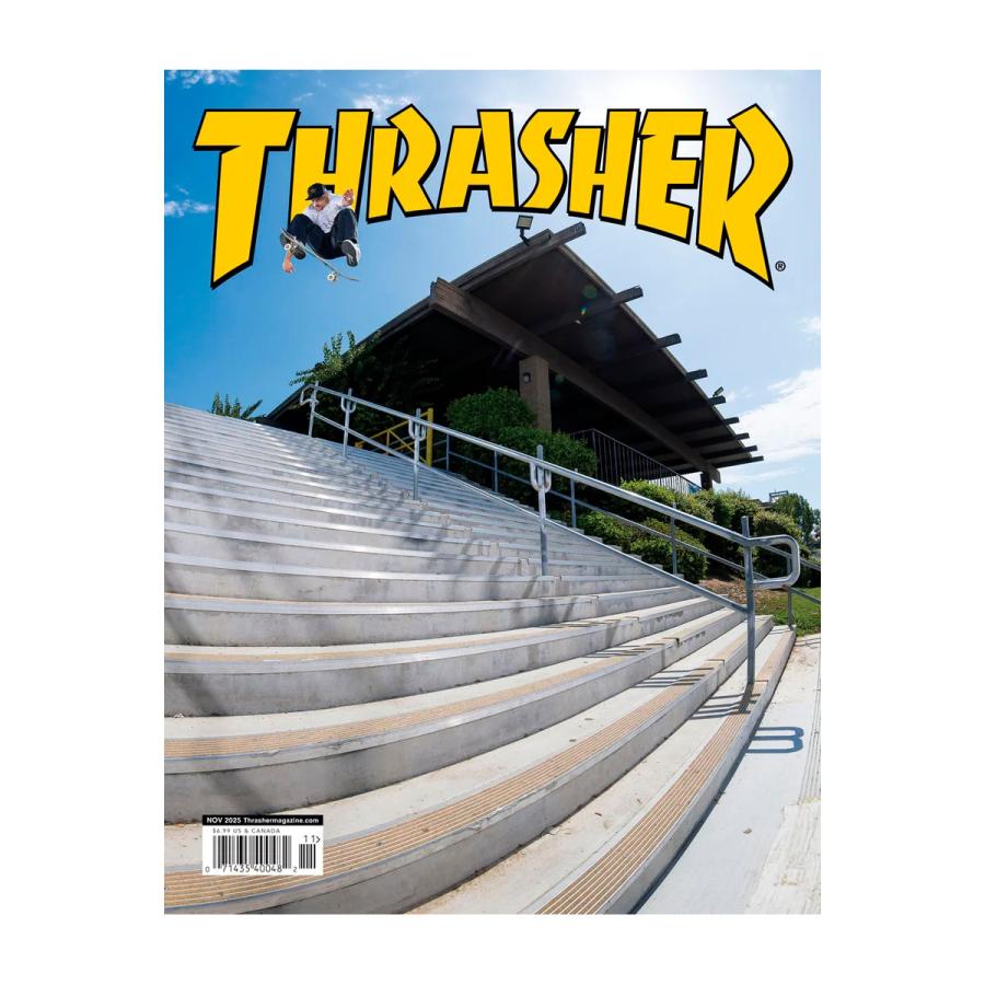 THRASHER（スラッシャー） 2025 NOVEMBER ISSUE #544 表紙(Chris