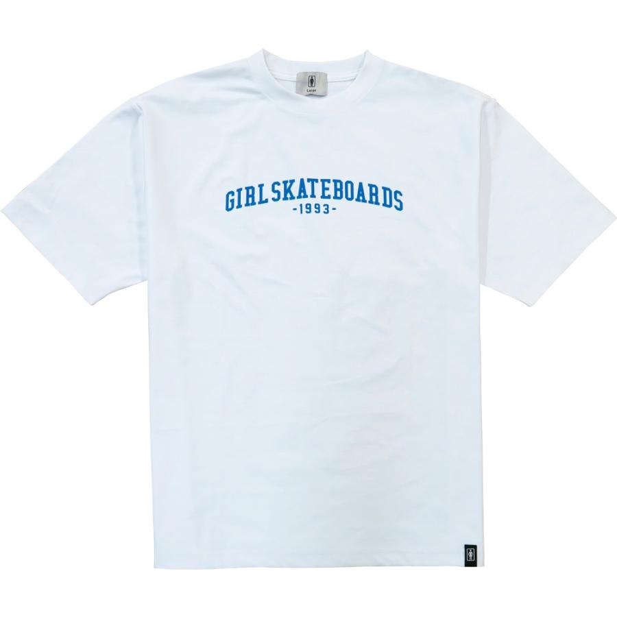 GIRL ガール TEAM LOGO DRY SS TEE (WHITE) スケートボード スケボー 