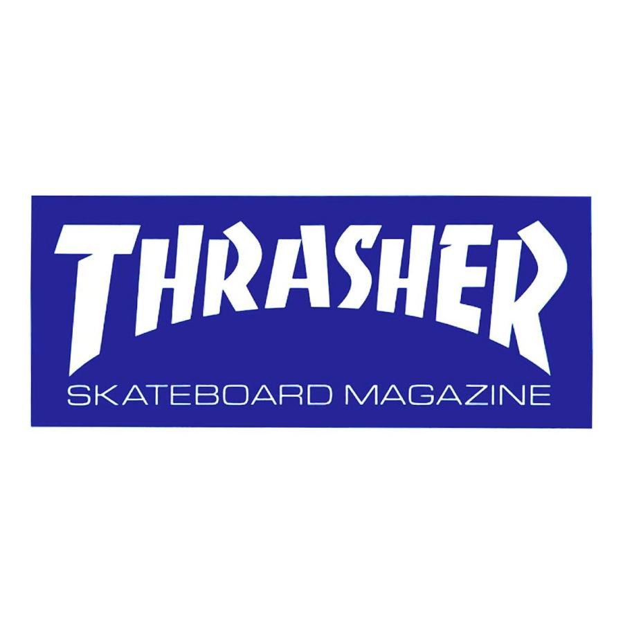 THRASHER（スラッシャー） THRASHER LOGO STICKER SMALL BLUE スケート