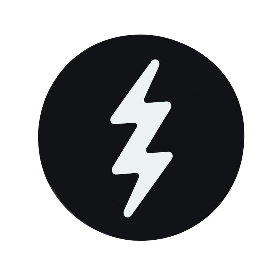 ELECTRIC（エレクトリック） ICON LOGO STICKER XL size BLACK