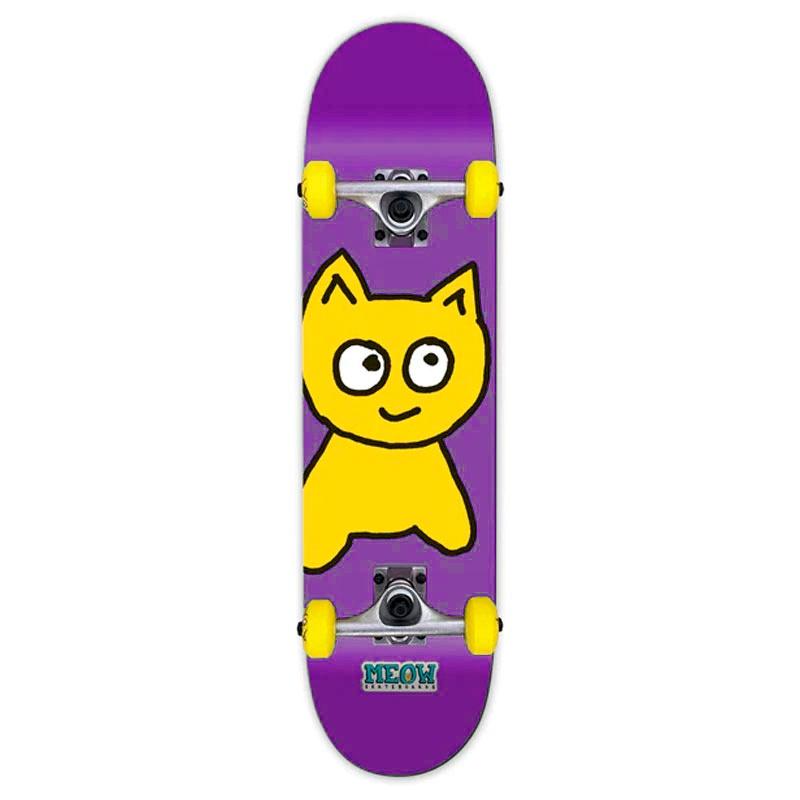 MEOW SKATEBOARDS ミャオ BIG CAT PURPLE COMPLETE 7.0 スケートボード
