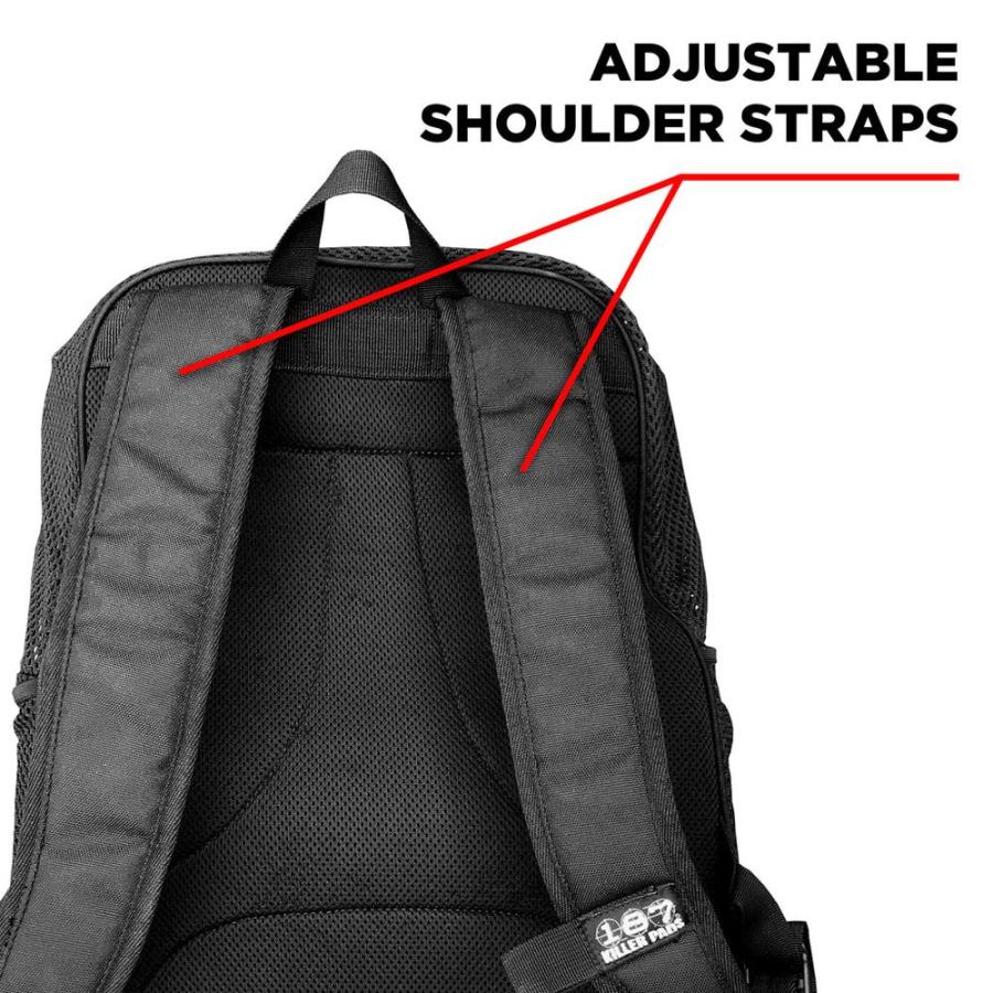 ONEEIGHTSEVEN ワンエイトセブン MESH BACK PACK リュックサック U4070-C01S01 スケートボード バッグ_4