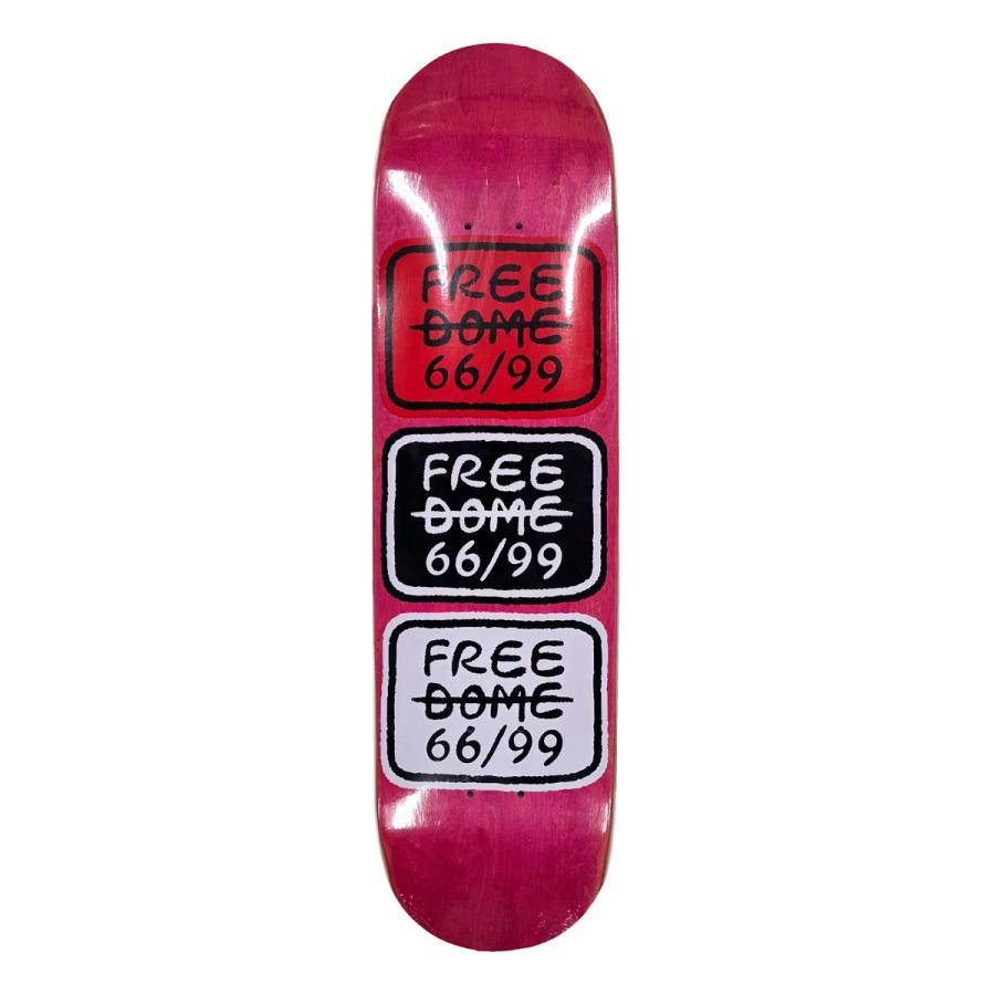 FREEDOME フリーダム STACKED LOGO (RED/BLACK/WHITE) TEAM 8.125