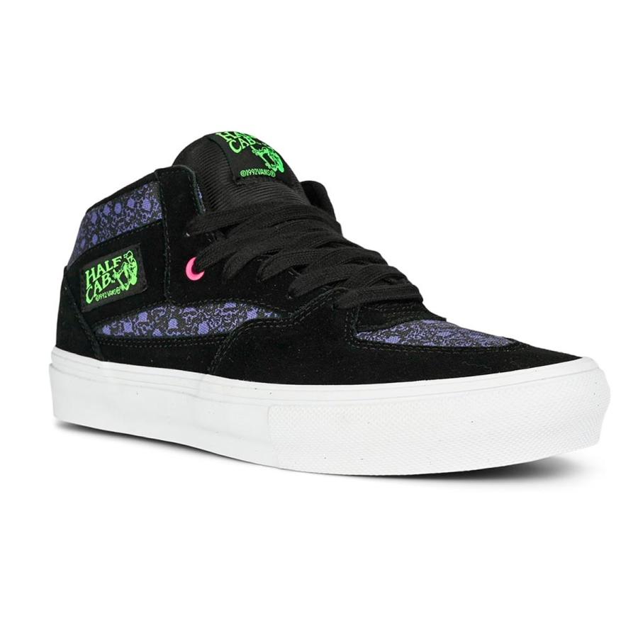 VANS ヴァンズ VANS SKATE HALF CAB ハーフキャブ Acid Airbrush VIOLET PURPLE スケートボード スケボー シューズの画像