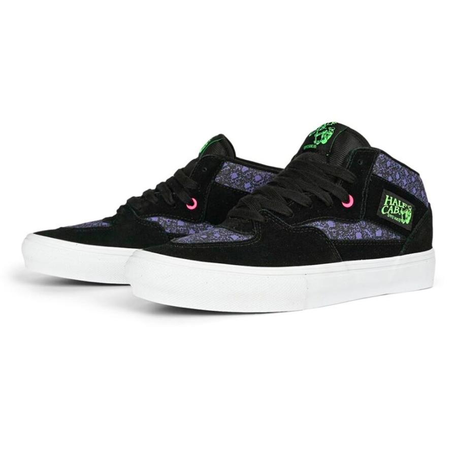 VANS ヴァンズ VANS SKATE HALF CAB ハーフキャブ Acid Airbrush VIOLET PURPLE スケートボード スケボー シューズの画像