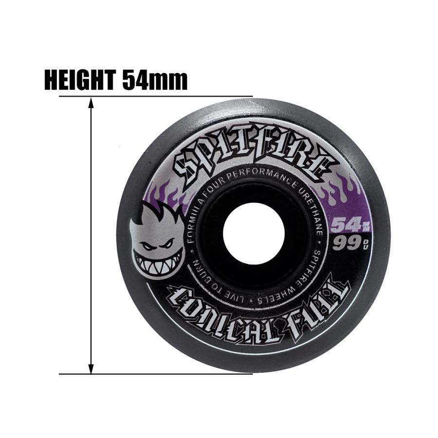 SPITFIRE WHEELS SPITFIRE スピットファイア F4 99 CONICAL FULL BLACK