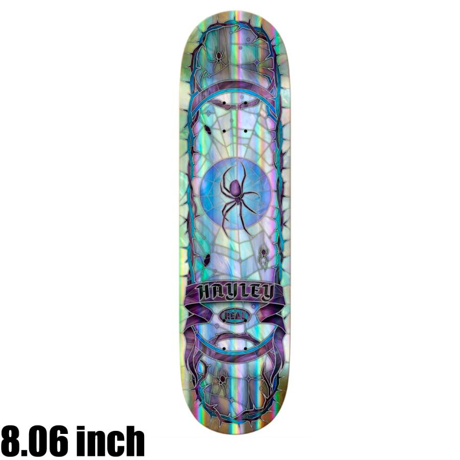 REAL リアル HAYLEY RNBW HL CATH 8.06 スケートボード デッキ : ON