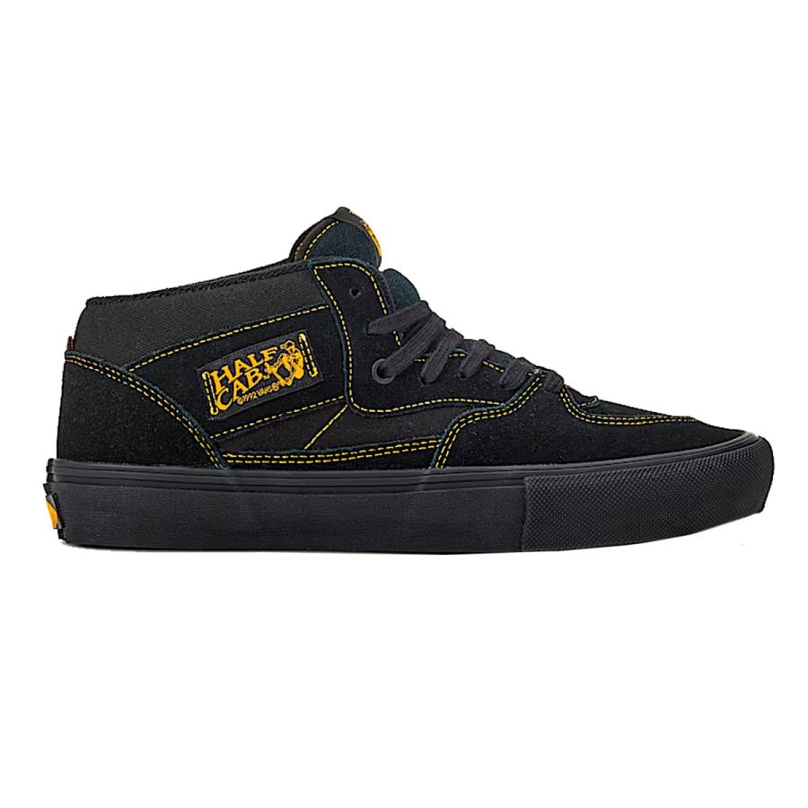 VANS（ヴァンズ） VANS SKATE HALF CAB ハーフキャブ BLACK/MUSTARD