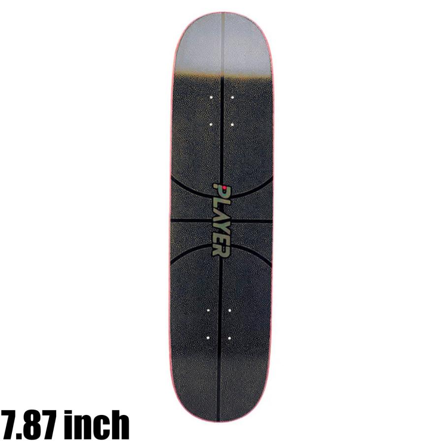 PLAYER スケートボード ブラック7.87 PLAYER SKATEBOARDS プレイヤー スケートボード ALL STAR BLACK TEAM