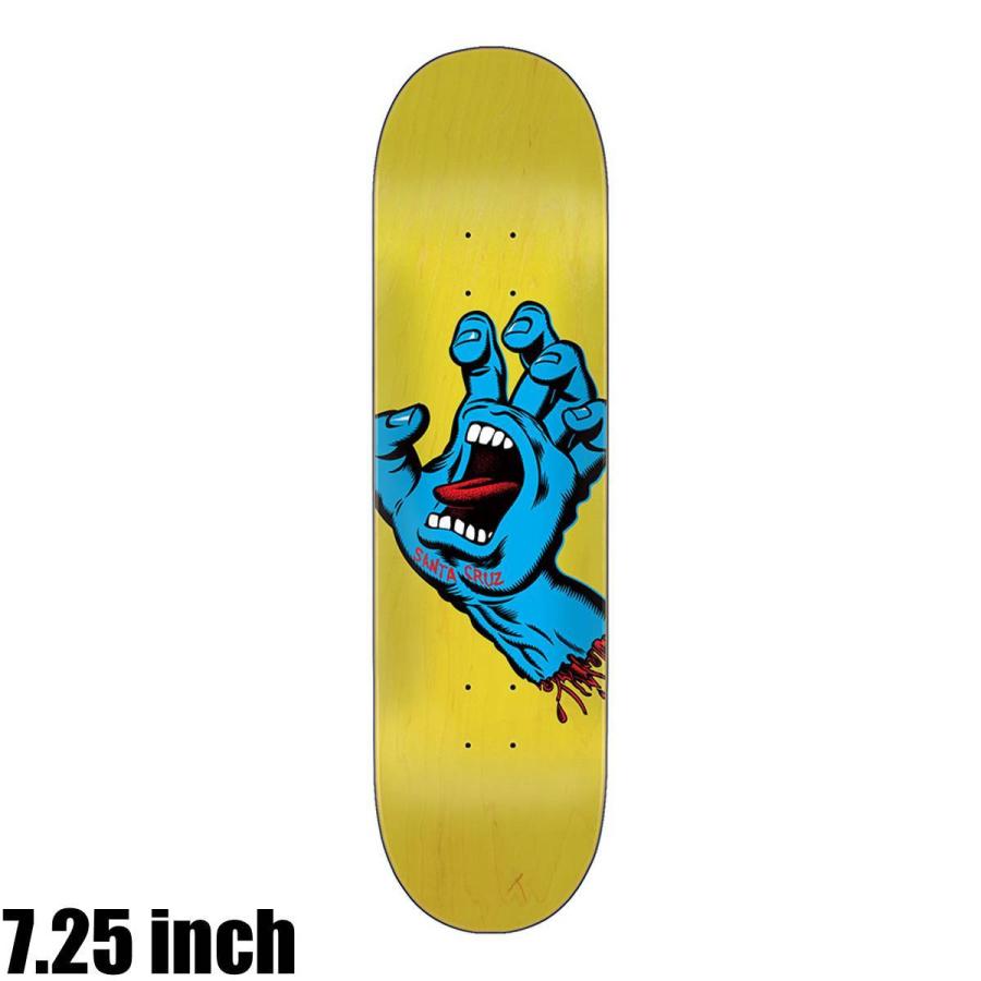 SANTA CRUZ Screaming Hand 新品キッズデッキ7.25 SANTA CRUZ SANTACRUZ サンタクルーズ SCREAMING HAND 7.25