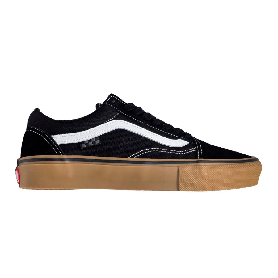 VANS ヴァンズ  VANS SKATE OLD SKOOL (オールドスクール) BLACK/GUM/WHITE スケートボード スケボー シューズ スケシュー スニーカー 靴 メンズ メンズ