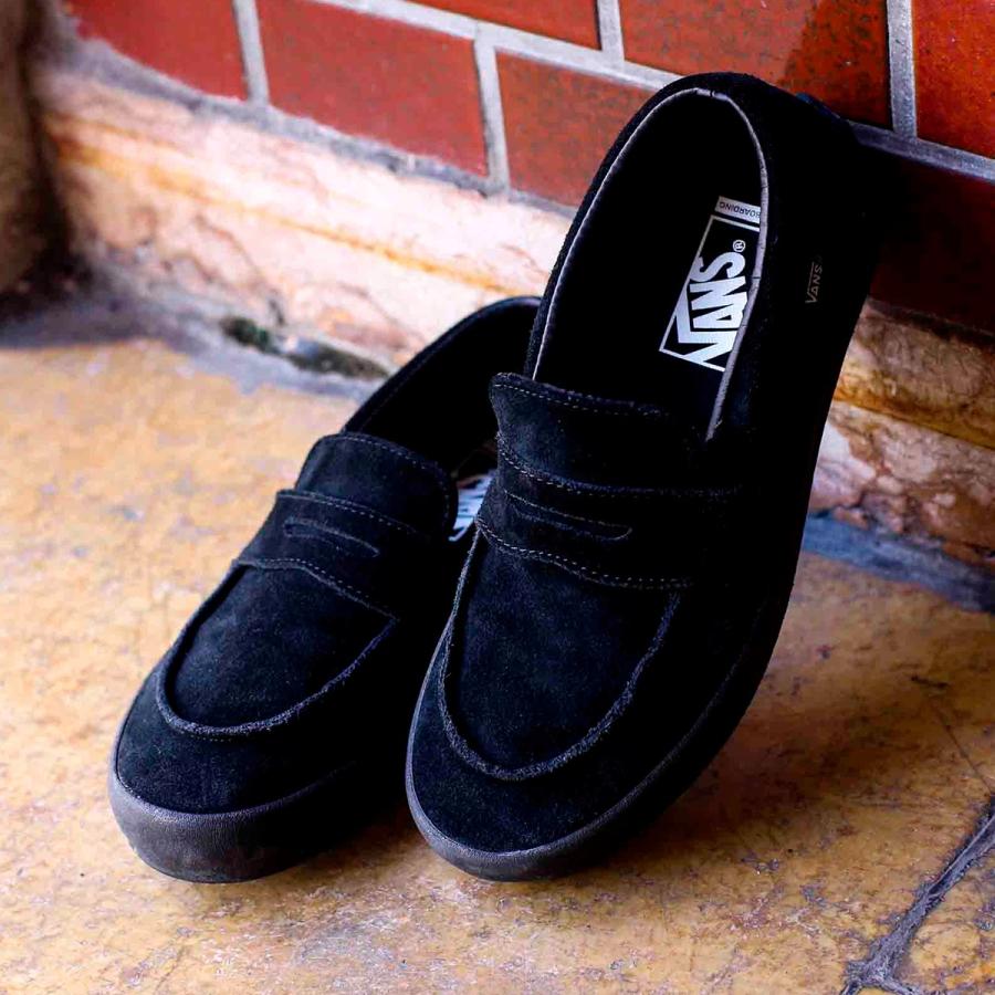 VANS ヴァンズ SKATE LOAFER (ローファー) BLACK/BLACK メンズ