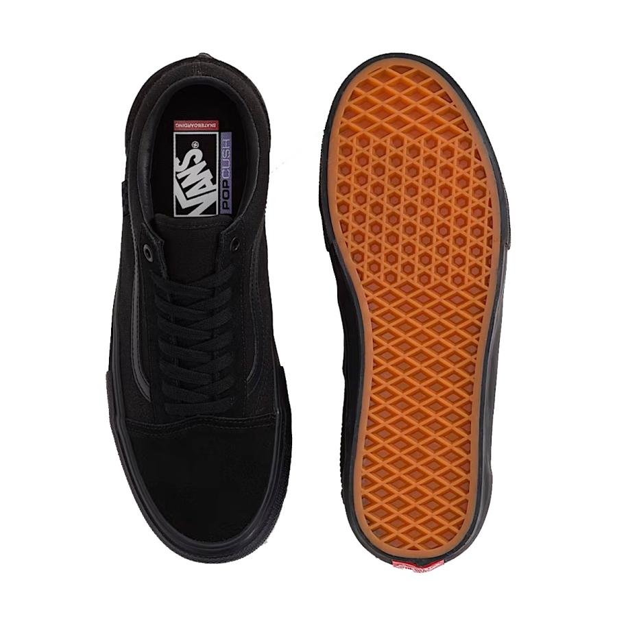 VANS ヴァンズ VANS SKATE OLD SKOOL オールドスクール BLACK/BLACK スケートボード スケボー シューズ スケシュー スニーカー 靴 メンズの画像