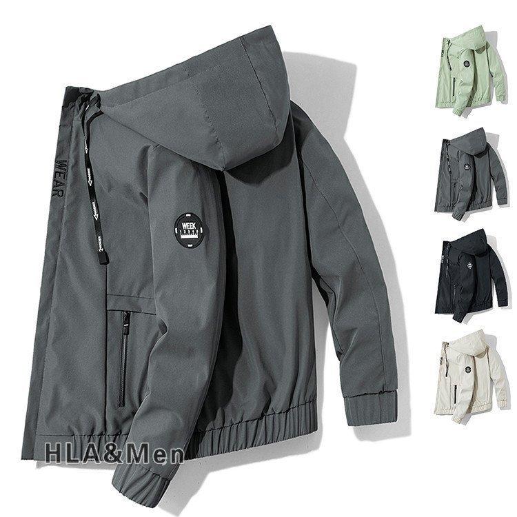 ナイロンジャケット ウィンドブレーカー メンズ 薄手 ジャケット マウンテンパーカー ジップアップ フード付き 秋服 71 以上節約