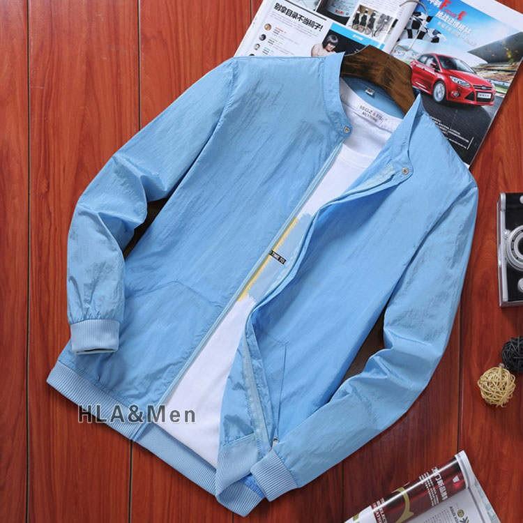 スタジャン ジャケット リブブルゾン メンズ 無地 薄手ジャケット Uvカット アウトドア スポーツ 通気性 Al Hla Men Fashion 通販 Yahoo ショッピング