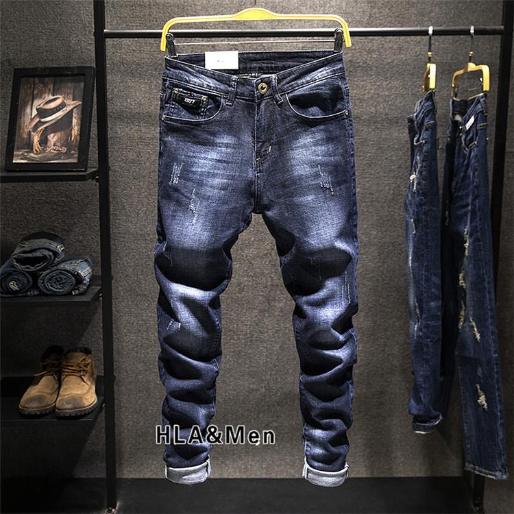 デニムパンツ メンズ ストレッチ ジーンズ デニム ダメージジーンズ テーパードデニム かっこいい キレイめ Al Hla Men Fashion 通販 Yahoo ショッピング