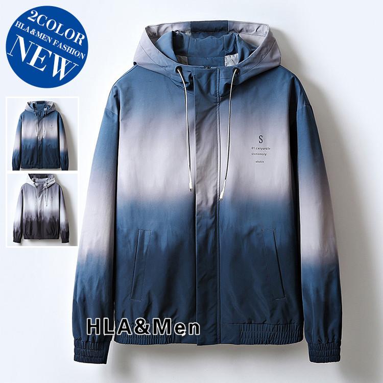 ウィンドブレーカー メンズ おしゃれ スポーツ マウンテンパーカー 薄手 グラデーション フード付き 秋服 Al Hla Men Fashion 通販 Yahoo ショッピング