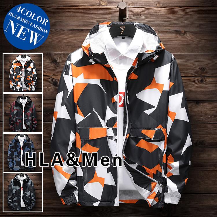 ウィンドブレーカー メンズ 迷彩 薄手 ジャケット マウンテンパーカー ジャンパー 春 秋 おしゃれ 国内最安値に挑戦