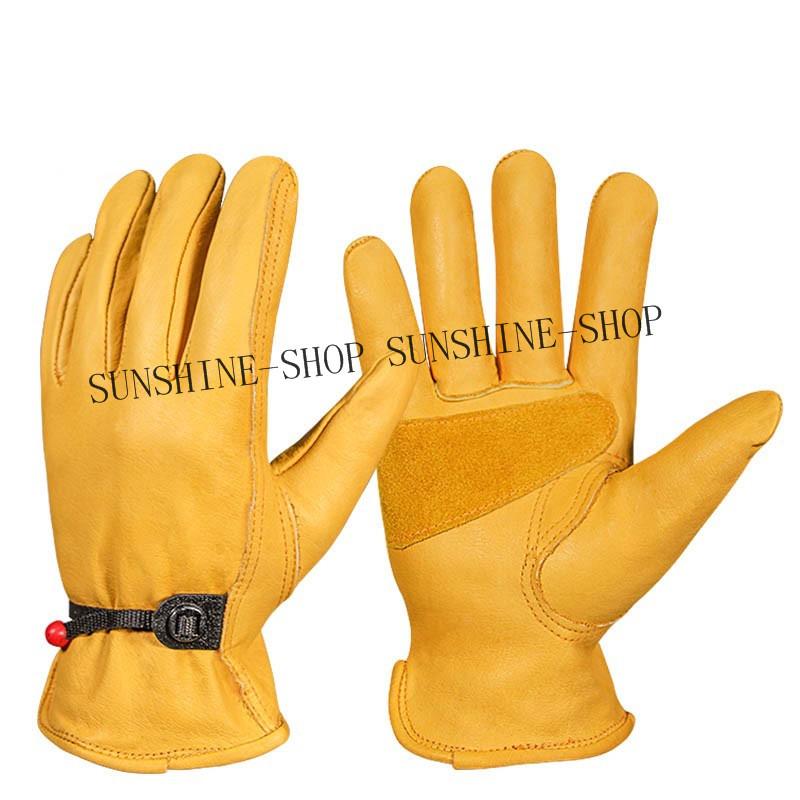 手袋 グローブ 作業用 手袋 軍手 Pu 滑り止め 釣り 男女兼用 耐久性 耐久性 整備 レザー 自転車 登山 革手袋 春夏秋冬 父の日 バイク オートバイ Sunshine Shop 通販 Yahoo ショッピング