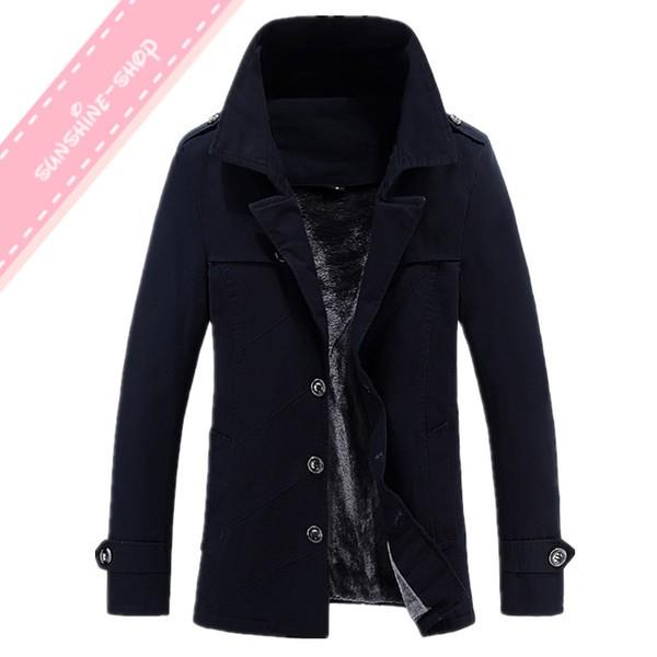 正規品 メンズコート チェスターフィールドコート 裏ボア 裏起毛 アウター コットン ビジネスコート ピーコート 最新コレックション Blog Lonolife Com