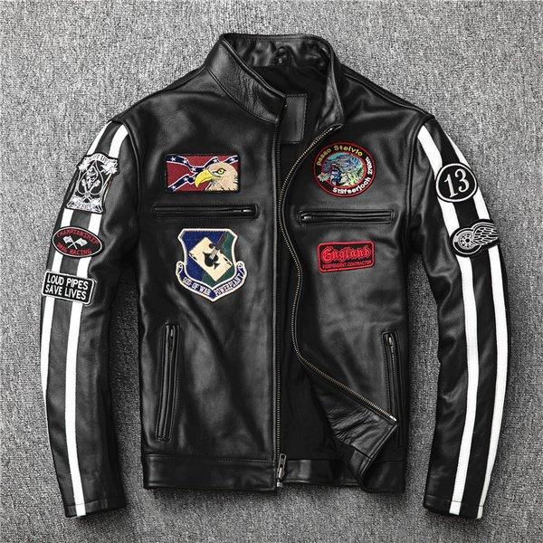 革ジャン レザージャケット メンズ 本革 バイク ライダース 牛革 シングル ショート スリムタイプ 細身 ブランド ジャケット ミリタリー レザーコート おすすめネット