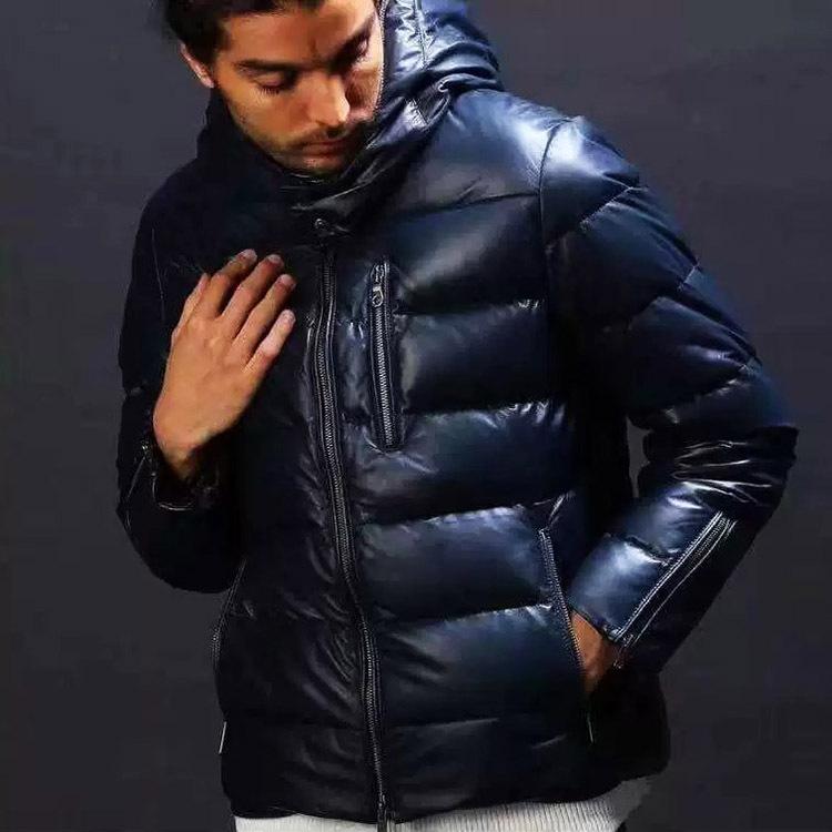 2022年春夏 ダウンジャケット 本革 羊革 レザーライダースジャケット