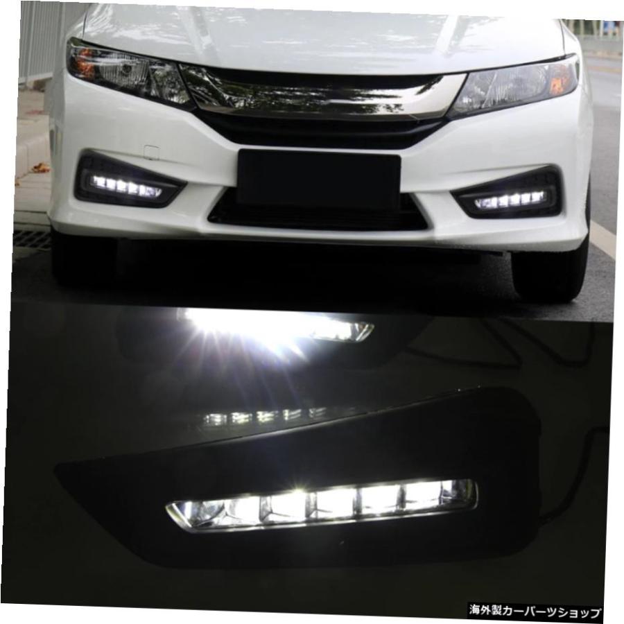 車の点滅デイライトLEDデイタイムランニングライト12VDRLFor Honda