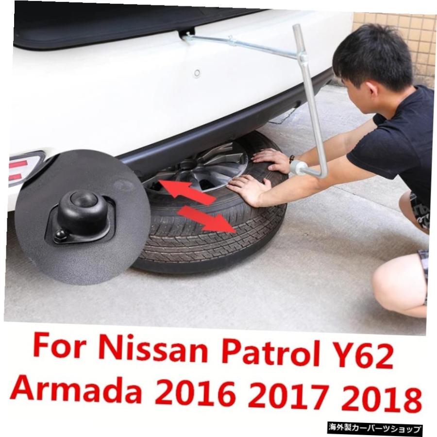スペアタイヤカバーボトムハンギングプロテクションシャーシスペアタイヤカバー日産パトロールY62アルマダ201620172018 Spare