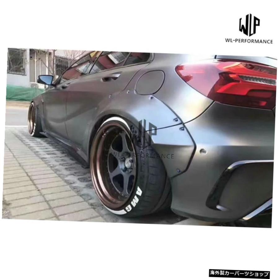 W176高品質FRP未塗装ワイドカーボディキットメルセデスベンツAクラス 
