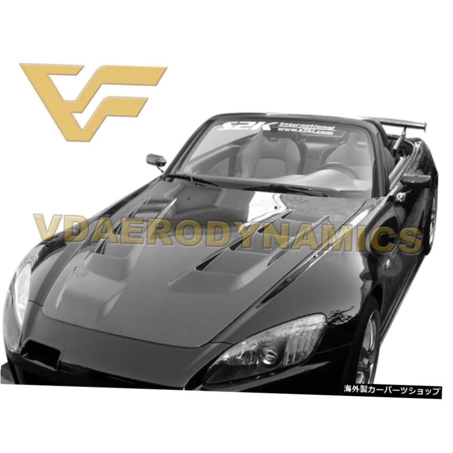 00-08ホンダS2000AP1AP2 VAD-Vカーボンファイバーフードに適しています