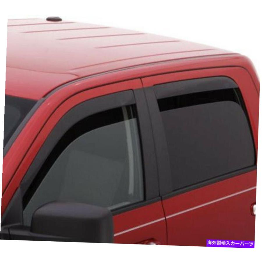 新色追加 バグシールド AVS 894033 4PC Ventvisor Window Deflectors 14-19 Silverado/Sierra Crew Cab AVS 894033 4Pc Ventvisor Window Deflectors for 14-19