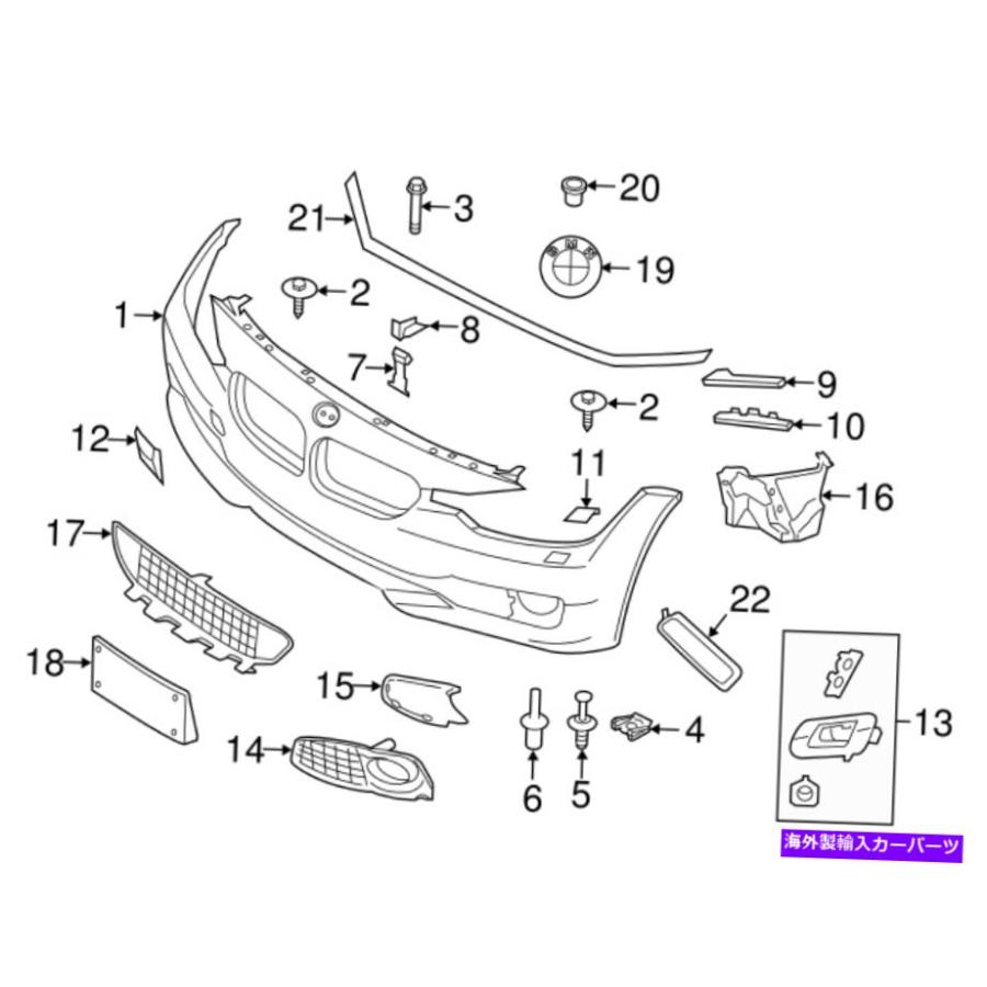 サイドマーカー 新しい本物のOEM BMW F30 F32 F33 F36右側マーカー