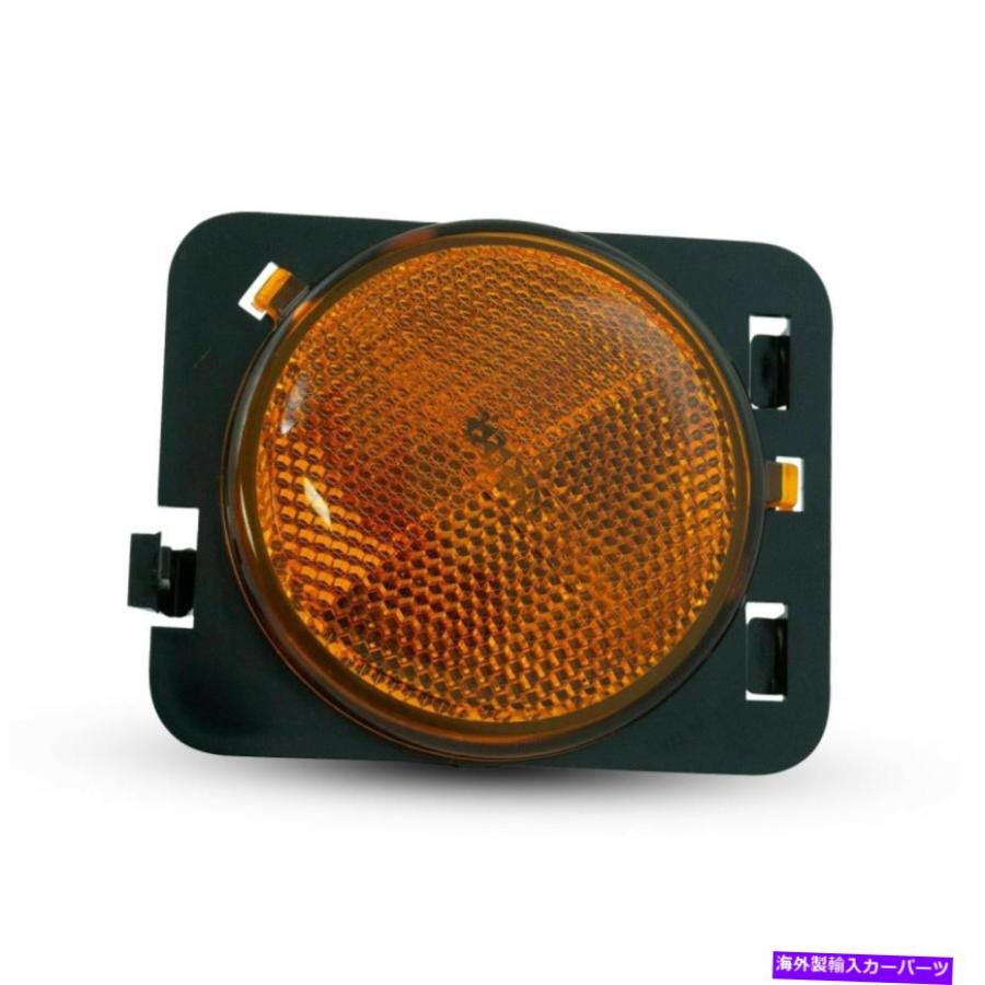 サイドマーカー 0717ジープラングラーの電球ドライバーサイドを備えたサイドマーカーライトフェンダーランプ Side Marker