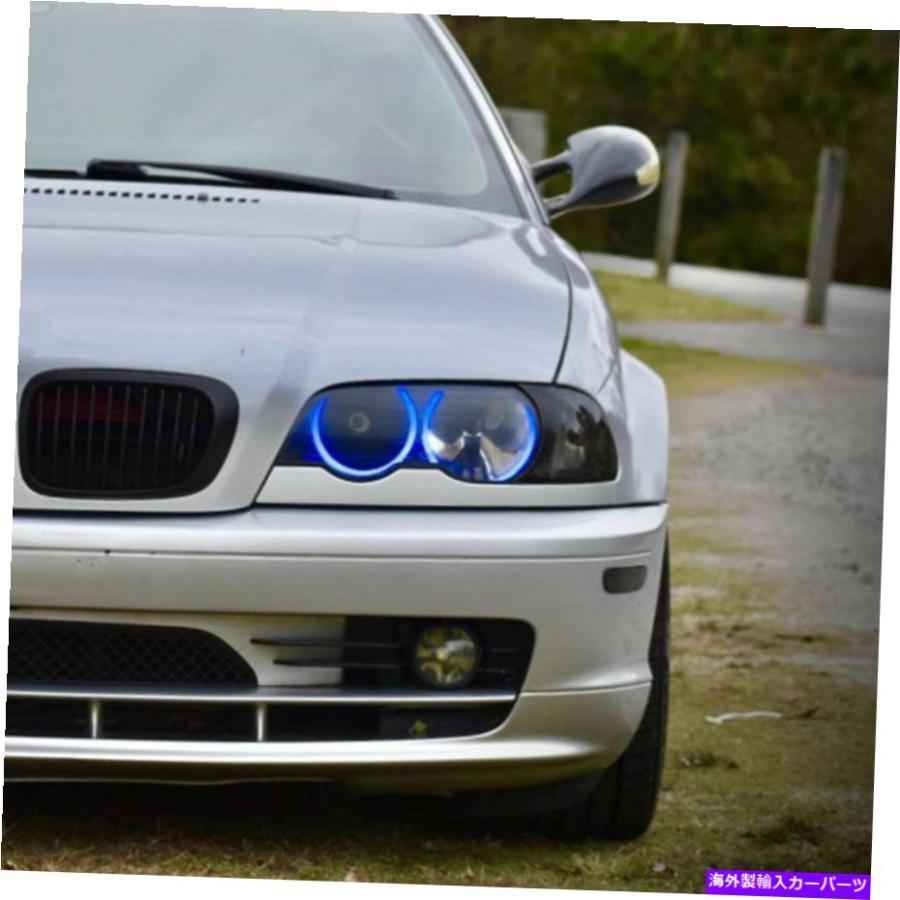 サイドマーカー 00-03 BMW E46クーペ/ 01-06 E46 M3のスモーク