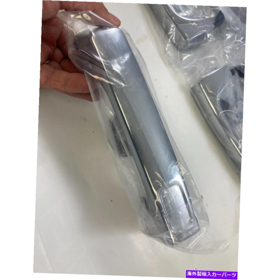 クロームカバー ハマーH3＆H3Tフル交換用クロムドアハンドルセット（5のセット）新しい Hummer H3 & H3T Full