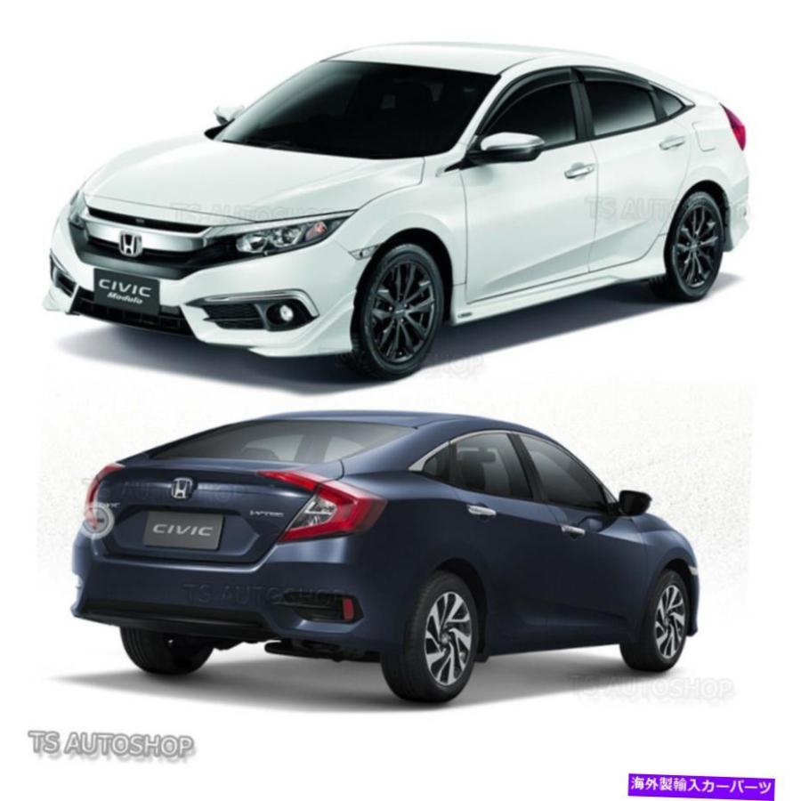 Door Scuff Sill Cover ホンダシビックセダンFB6 2016ステンレス鋼4DR 