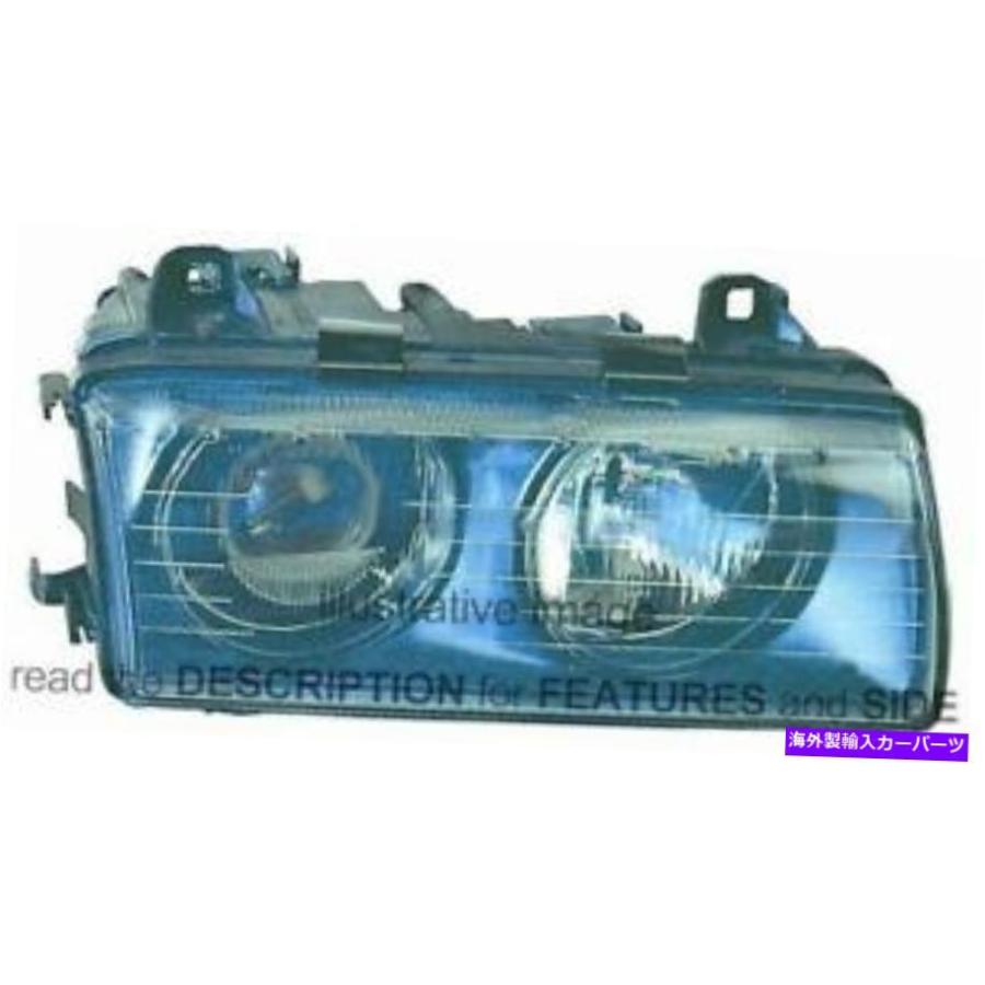 USヘッドライト LHDヘッドライトBMWシリーズ3 E36クーペ・カブリオ1994-1999右63128363495 LHD Headlight Bmw Series 3 E36 Coupe Cabrio 1994-1999 R｜allier-store