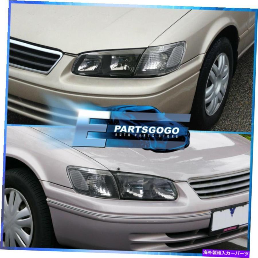 USヘッドライト 00-01用トヨタカムリXV20交換黒クリアヘッドライト+