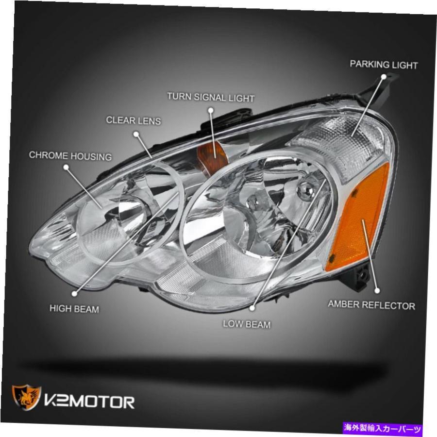 USヘッドライト 2002-2004 Acura RSX DC5 USヘッドライト 2002-2004 Acura RSX DC5クリアヘッドライトランプ左+