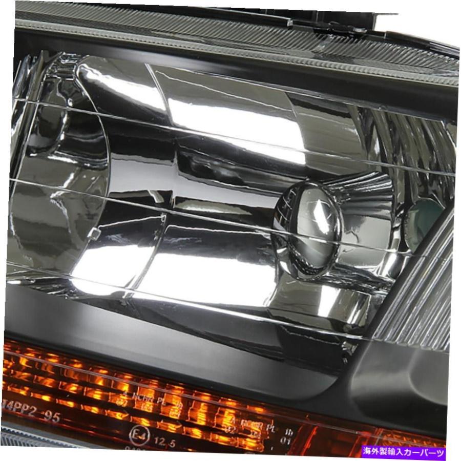 USヘッドライト 98-02アコードCG 2/4 DRブラックヘッドライトヘッド