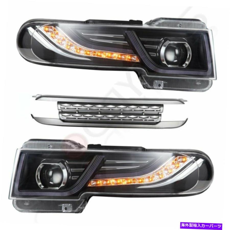 USヘッドライト FITS 2007-2015トヨタFJクルーザーLEDヘッドライト+
