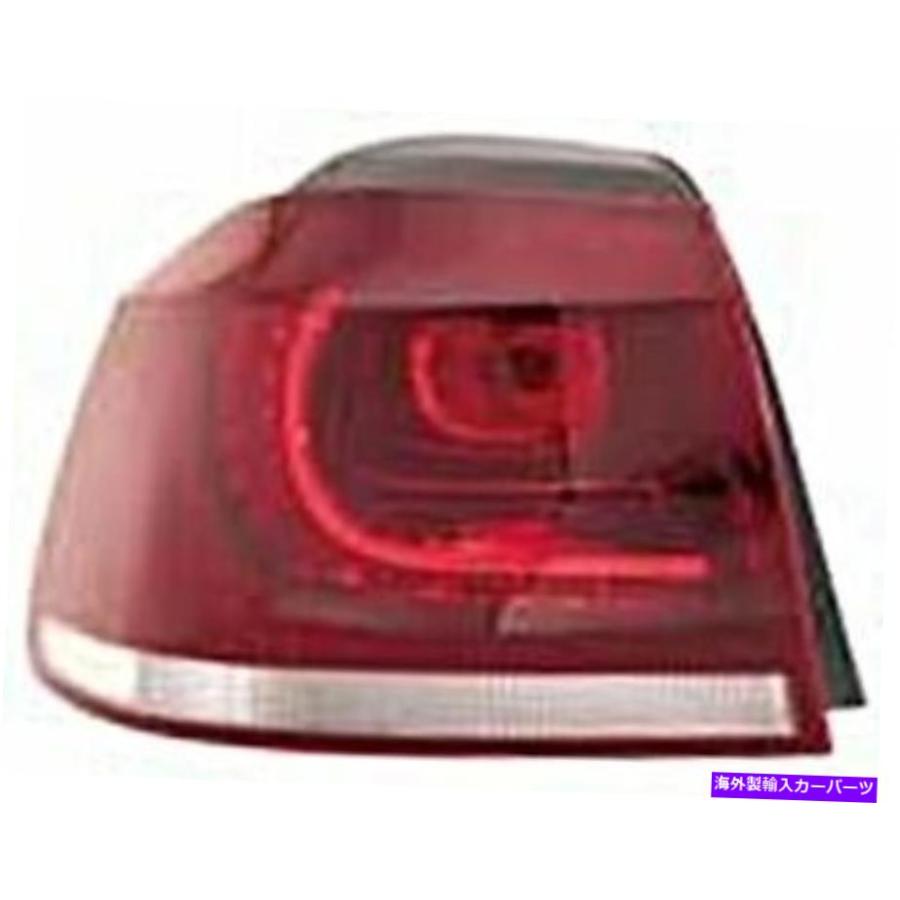 USテールライト Repoの外側の右赤いテールライトリアランプはVWゴルフ