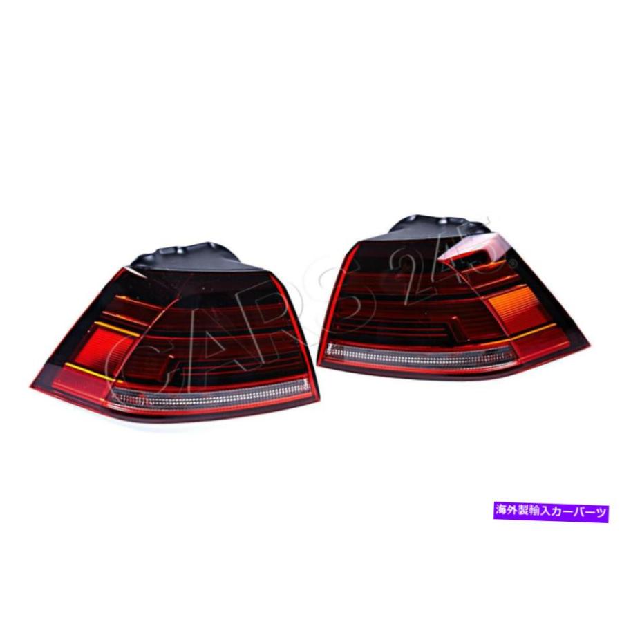 USテールライト 本物のVWゴルフ7ファシフトLEDテールライトW。フォグ