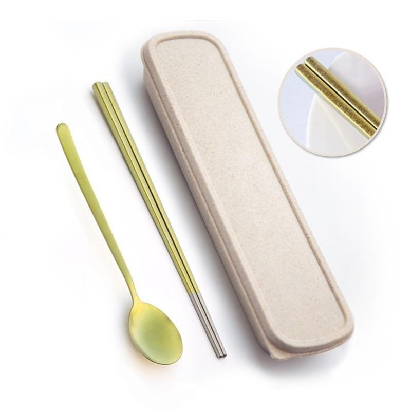 RAKU チタン箸 お箸セット 箸 スプーン 2点セット キャンピングチタン